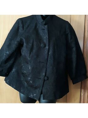 George  black  glittering jacket